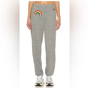 Aviator Nation- Rainbow Embroidery Sweatpants
